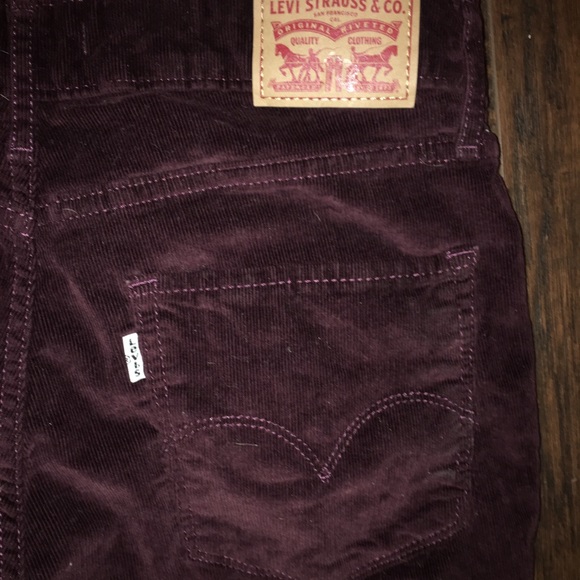 Size W 29  Misses High Rise Skinny Levi's Corduroy Pants good condition - Picture 4 of 5